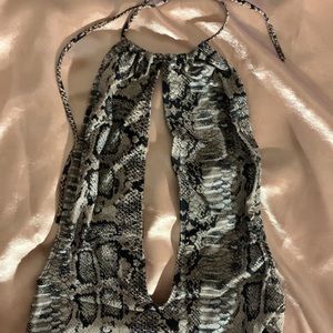 NWT snake swimsuit
